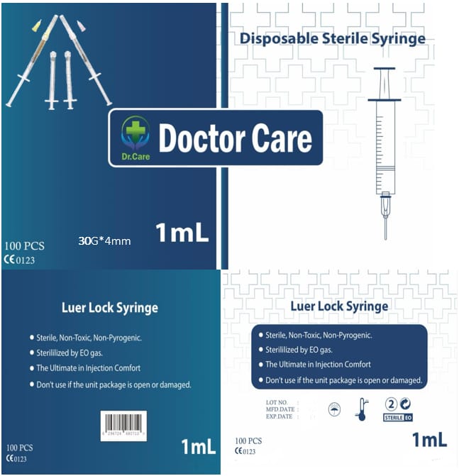 luer lockSyring 30x13 mm