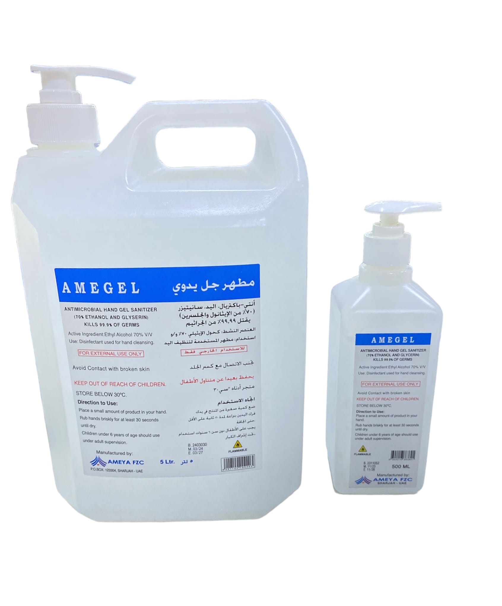 Amegel Hand Sanitizer 500ML